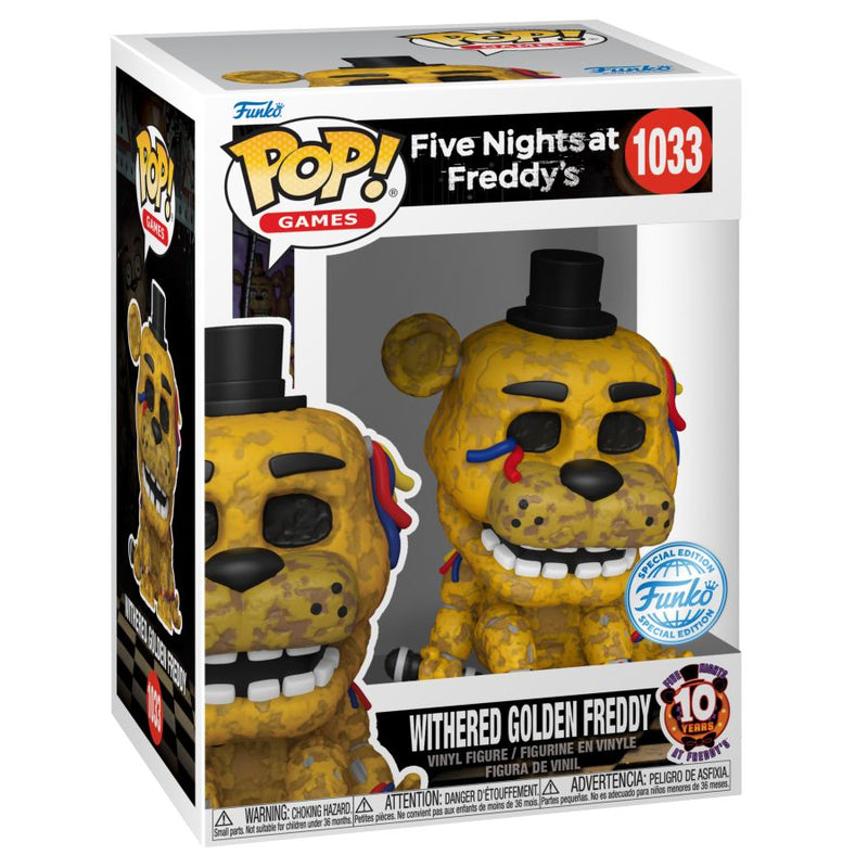 Five Nights at Freddy's - Withered Golden Freddy Pop! Vinyl 1033