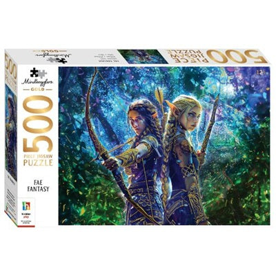 Mindbogglers Gold 500pc Jigsaw - Fae Fantasy