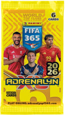 Panini FIFA 365 Adrenalyn XL 2026 Soccer Trading Card Pack