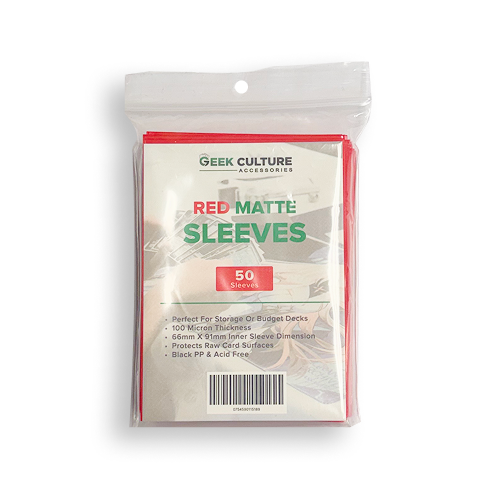 Geek Culture Matte Sleeves (Standard Size)