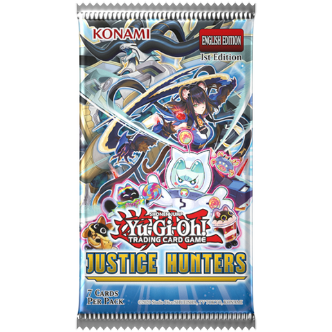 YGO Booster Pack - Justice Hunters (1st Edition)