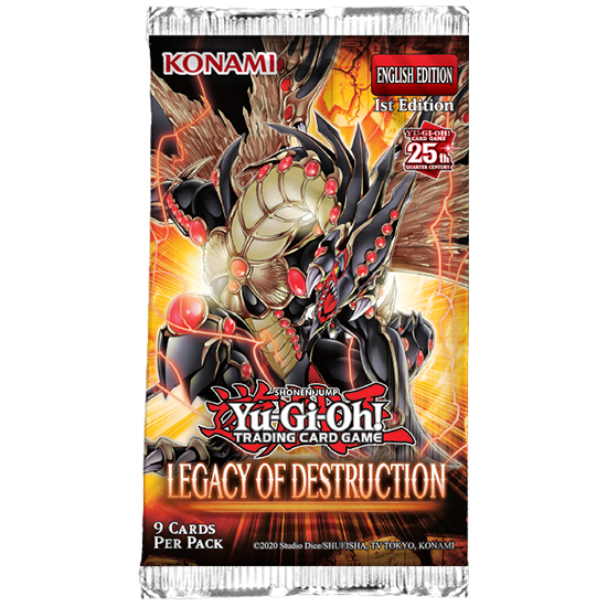 YGO Booster Pack - Legacy of Destruction (1st Edition)