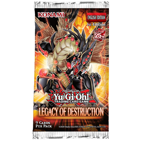 YGO Booster Pack - Legacy of Destruction (1st Edition)