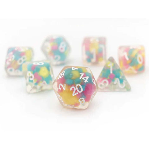 Sirius RPG Dice Set - Lucky Charm Glowworm