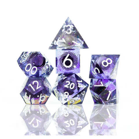 Sirius RPG Dice Set - Sharp Midnight
