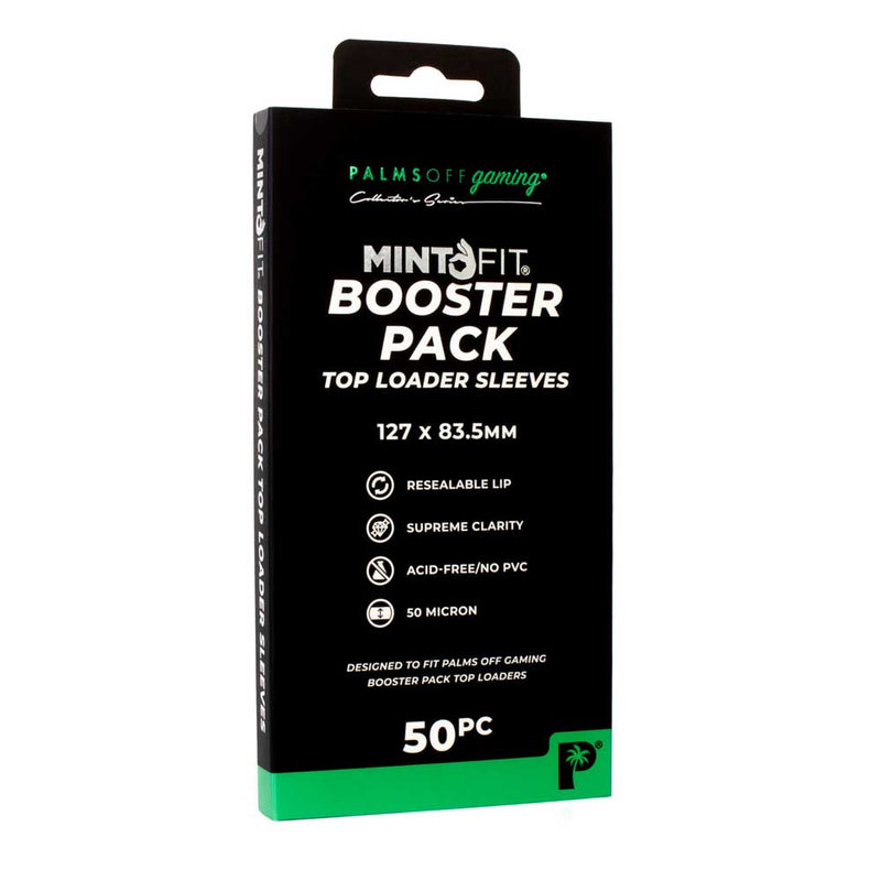 Palms Off - Mint Fit Booster Pack Top Loader Sleeves (50)