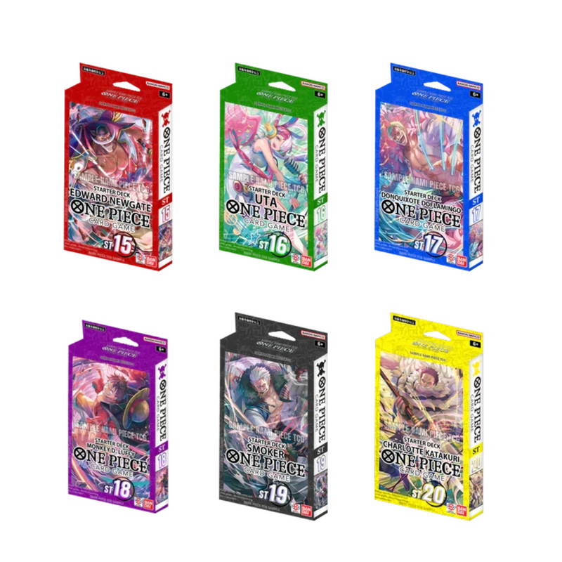 **PRE-ORDER** One Piece TCG - Starter Decks [ST-15 to ST-20]