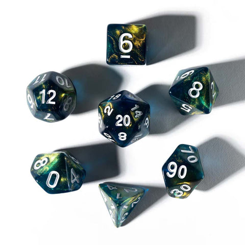 Sirius RPG Dice Set - Treasure Onyx