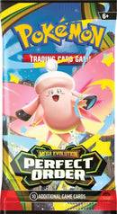 PKM Booster Pack - Mega Evolution: Perfect Order *LIMIT 3*