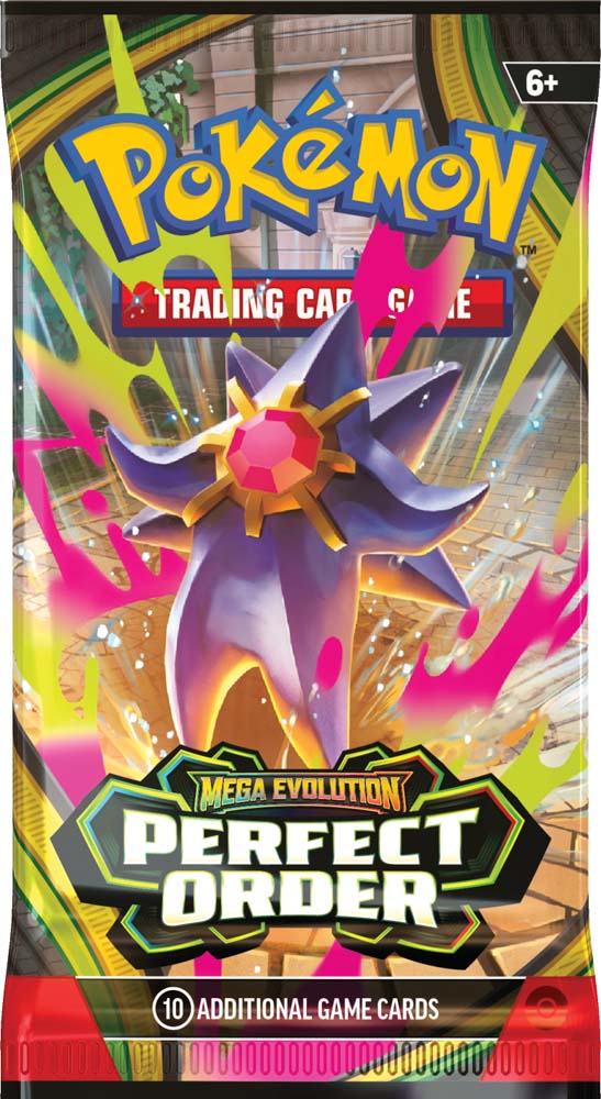 PKM Booster Pack - Mega Evolution: Perfect Order *LIMIT 3*