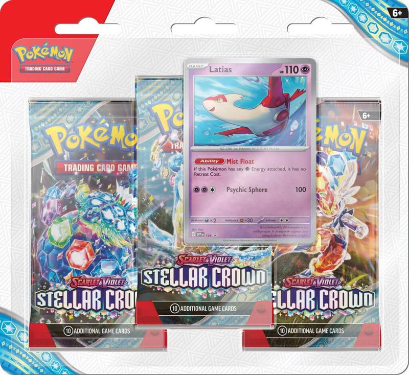 *PRE ORDER* PKM 3-Pack Blister - Stellar Crown