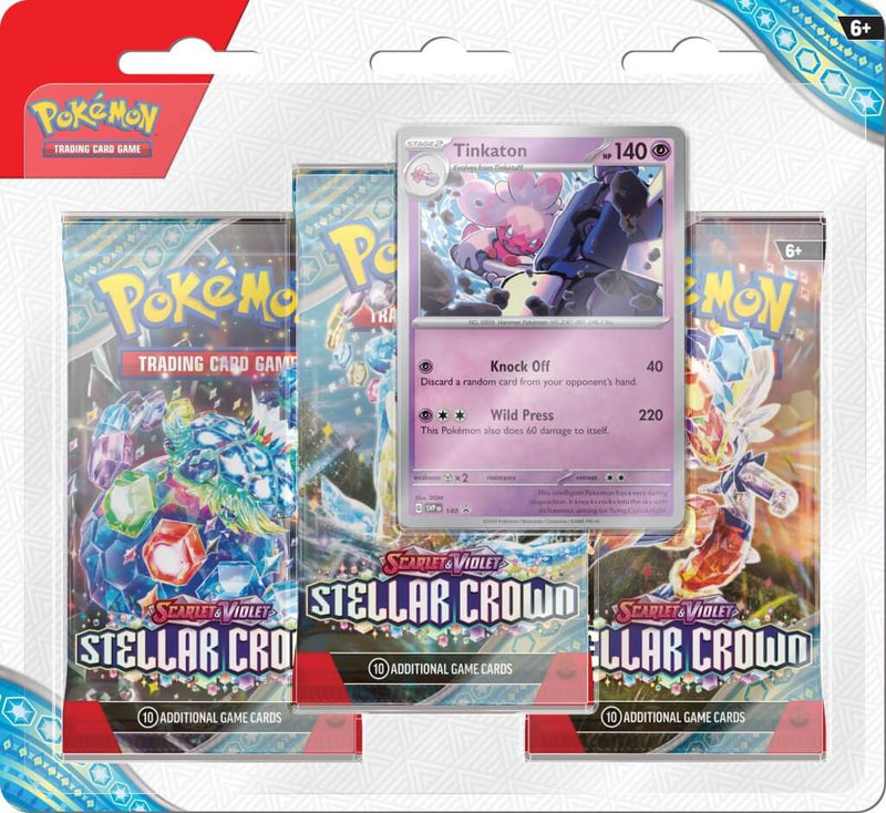 *PRE ORDER* PKM 3-Pack Blister - Stellar Crown