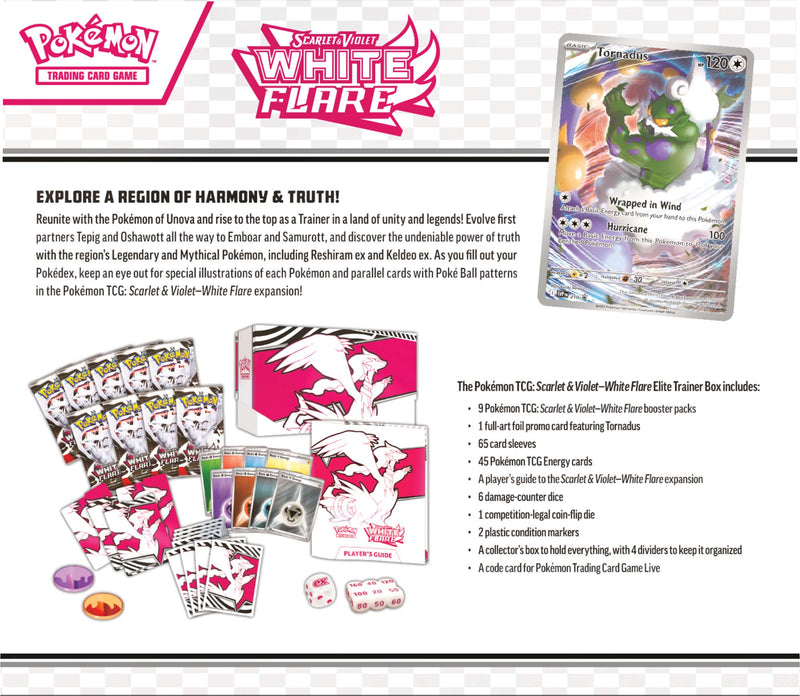 PKM Elite Trainer Box - White Flare