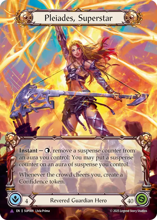 Pleiades, Superstar (Marvel Cold Foil) [SUP009] (Super Slam)  Cold Foil