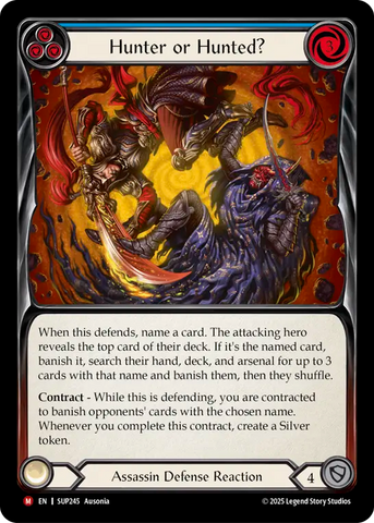 Hunter of Hunted? (Blue) [SUP245] (Super Slam)  Rainbow Foil