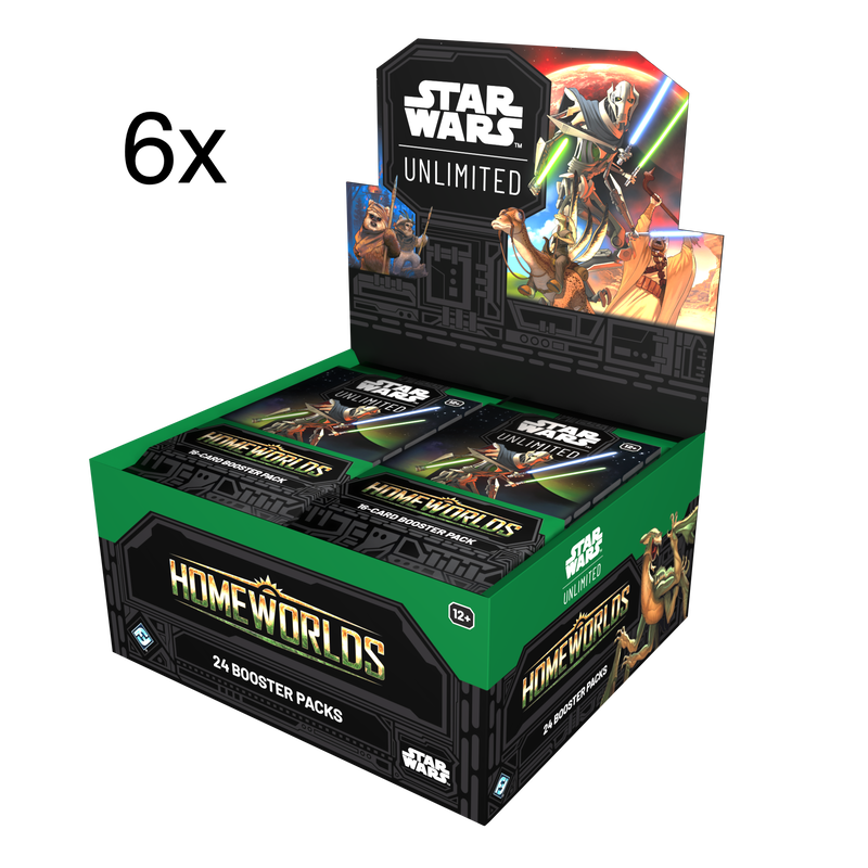 Star Wars Unlimited Booster Case (6x Booster Boxes) - Homeworlds