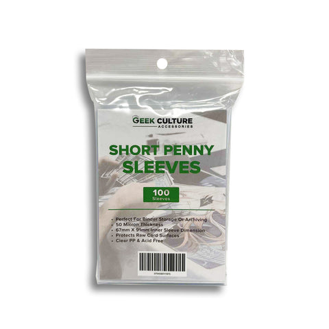 Geek Culture Short Penny Sleeves 100ct