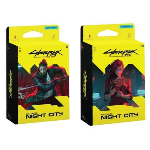 **PRE-ORDER** Cyberpunk TCG Starter Deck - Welcome to Night City
