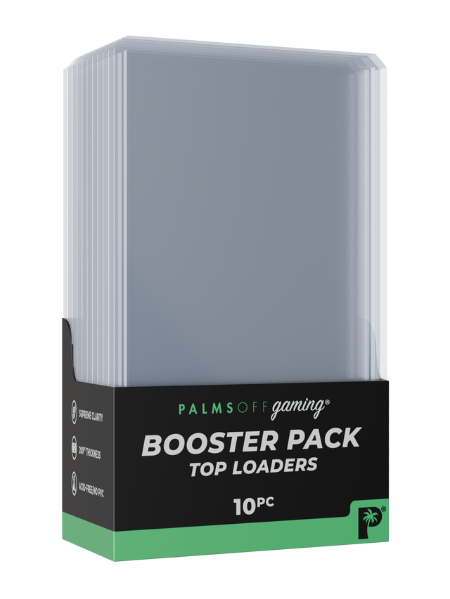 Palms Off -  Booster Pack Top Loaders – Standard Size – 10pc