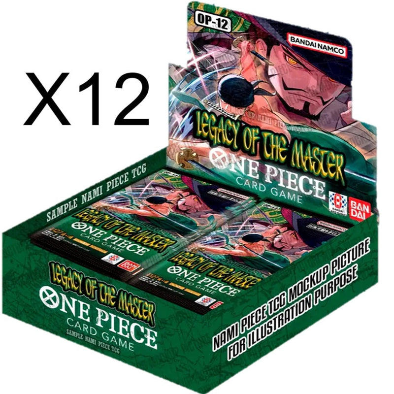 op12 booster box case Fun group of sealed One Piece I got in earlier this month! A 12 of OP-12 ( Legacy Of The Master), a 12 Box Case of EB-02 (Anime 25th Collection) New and Existing Cards Can Be Combined to Build Powerful Decks One Piece Booster Box Protector