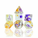 Sirius Dice – Violet Swirl Dice Set 7