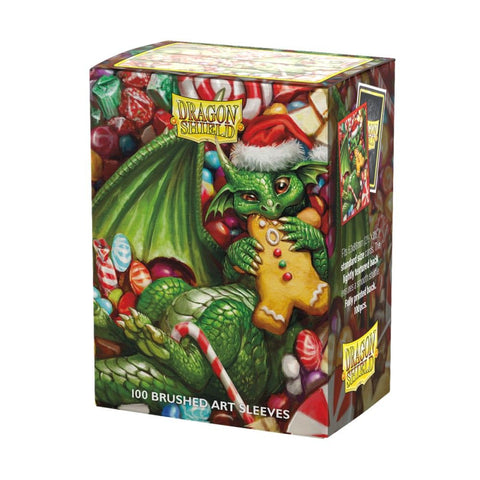 Dragon Shield Brushed Art Sleeves - Christmas 2024