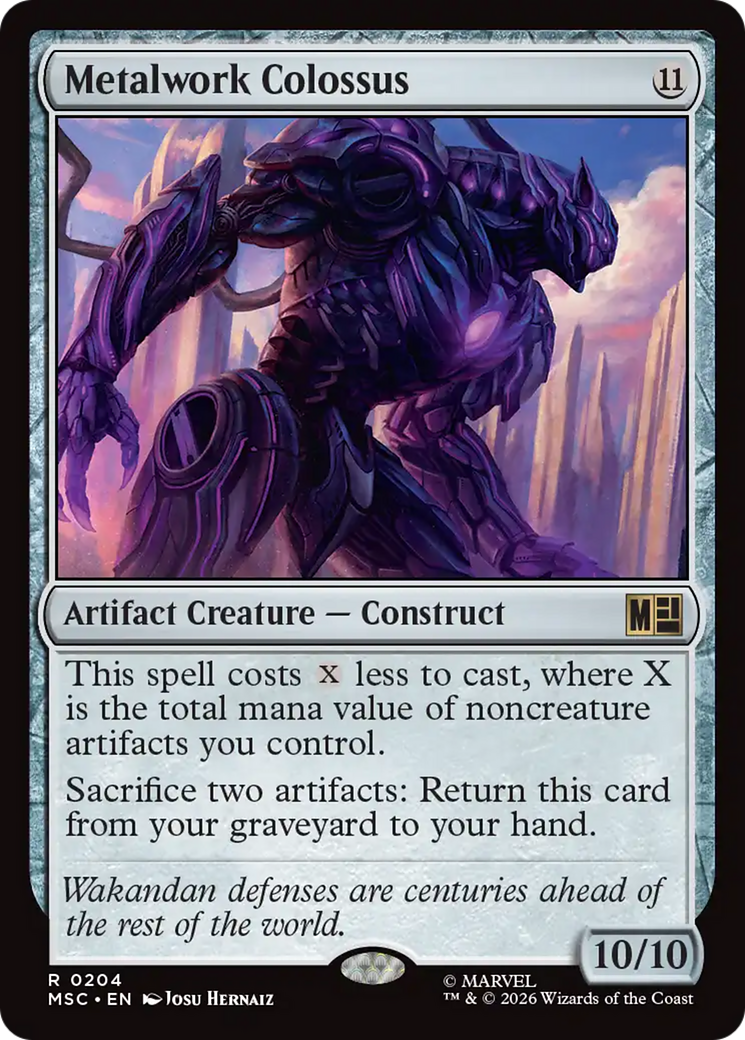 Metalwork Colossus (Surge Foil) [Marvel Super Heroes Commander]