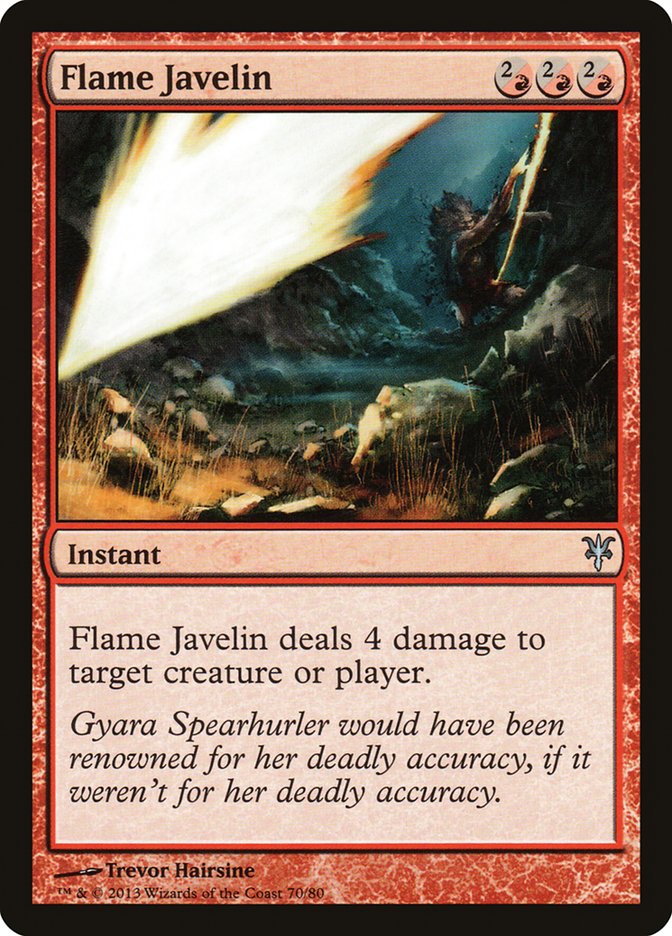 mtg tibalt cards Flame Javelin [Duel Decks: Sorin vs. Tibalt]