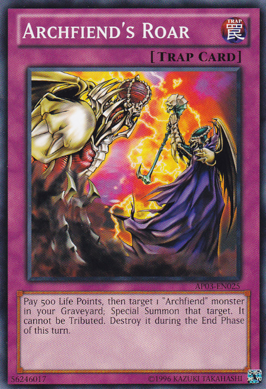 Archfiend's Roar [AP03-EN025] Common