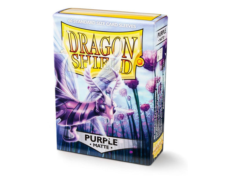 Dragon Shield Matte Sleeves - Standard Size Purple (60)