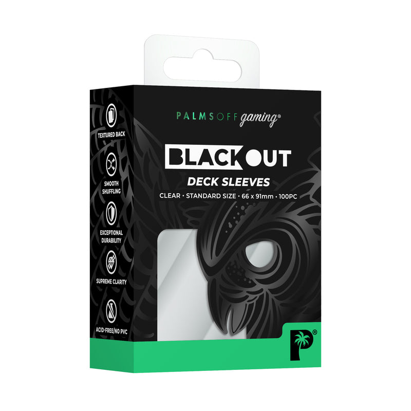 Palms Off - Blackout Deck Sleeves Standard 100