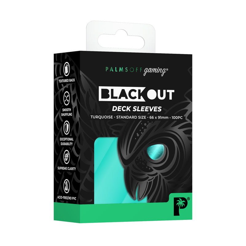 Palms Off - Blackout Deck Sleeves Standard 100