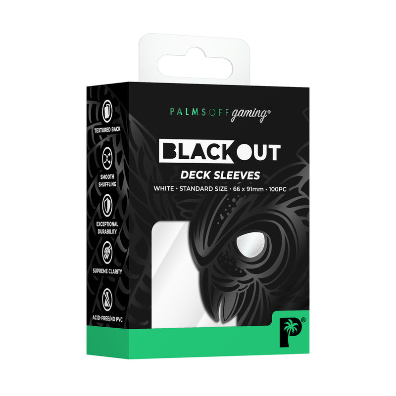 Palms Off - Blackout Deck Sleeves Standard 100