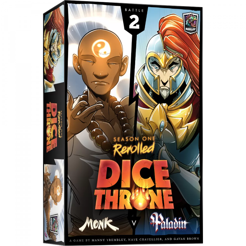 Dice Throne Season 1 Rerolled - Monk vs Paladin