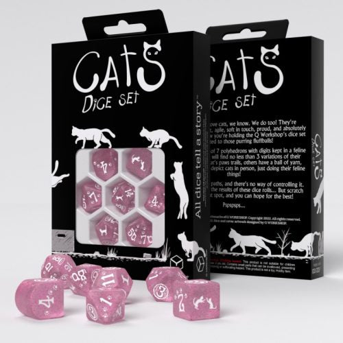 Q Workshop - Cats RPG Dice Set