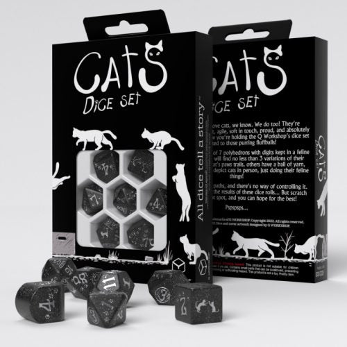 Q Workshop - Cats RPG Dice Set