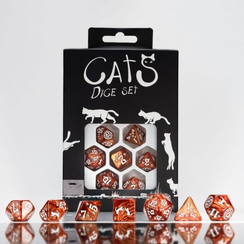 Q Workshop - Cats RPG Dice Set