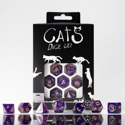 Q Workshop - Cats RPG Dice Set