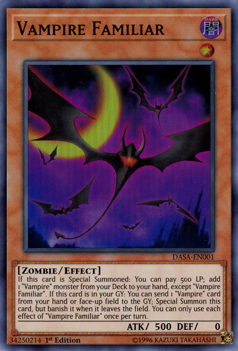 Vampire Familiar [DASA-EN001] Super Rare