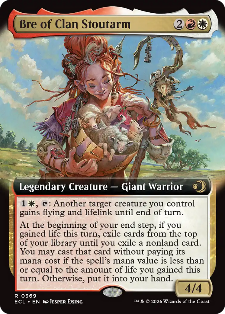 Bre of Clan Stoutarm (Extended Art) [Lorwyn Eclipsed]