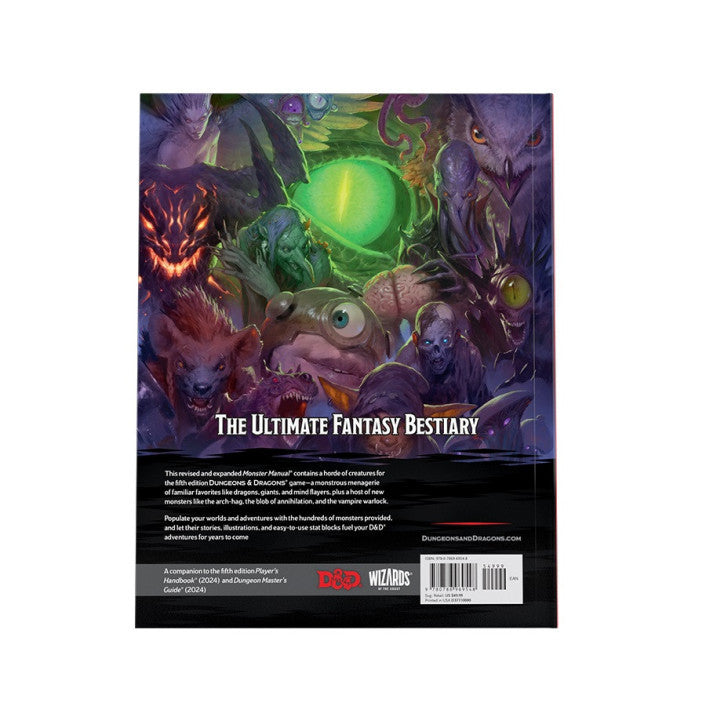 D&D Dungeons & Dragons Monster Manual Hardcover (2024)