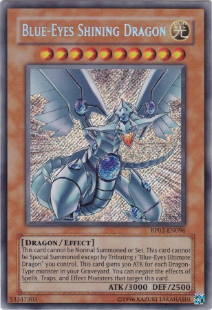 Blue-Eyes Shining Dragon [RP02-EN096] Secret Rare