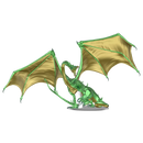 D&D Miniature - Giant Adult Emerald Dragon