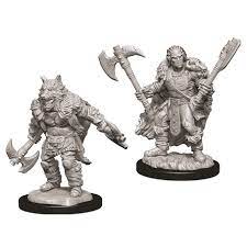 D&D Nolzurs Marvelous Unpainted Miniatures Half-Orc Barbarian Male