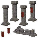 WizKids Deep Cuts Unpainted Miniatures Pillars and Banners
