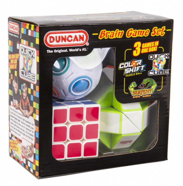 Duncan Brain Game Combo Set (Colour Shift, Quick Cube & Serpent)