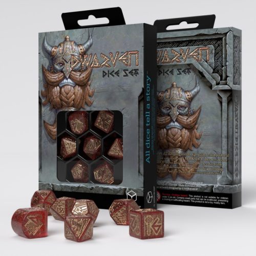 Q Workshop - Dwarven RPG Dice Set