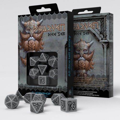 Q Workshop - Dwarven RPG Dice Set