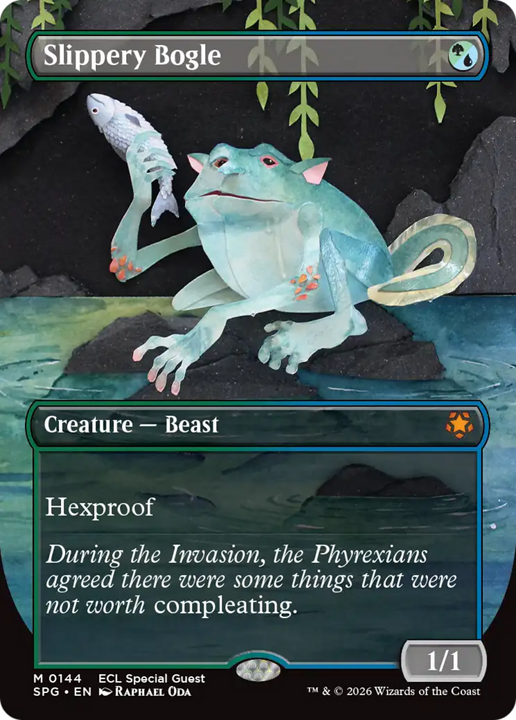 Slippery Bogle (Borderless) [Lorwyn Eclipsed Special Guests]