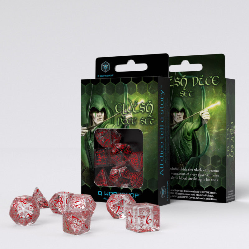 Q Workshop - Elvish RPG Dice Set